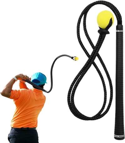 Golf Swing Touw - Houdingscorrector Trainer - Ritme Oefenen - Verstelbare Trainer - 96 cm Lengte - Zwart