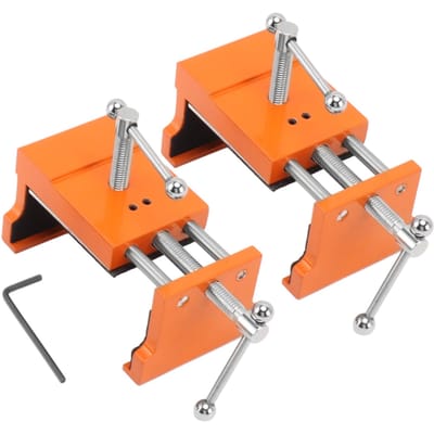 2 stuks Kastklauw Aluminiumlegering Kastklauw Klemmen voor het Installeren van Kastwerk Frontframe Oranje orange