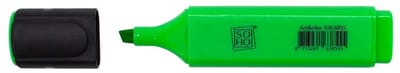 SOHO Tekstmarker - Markeerstift - Highlighter - Beitelpunt - Groen