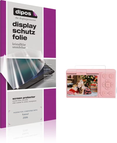 dipos – 4x Beschermfolie geschikt voor fceoul Z006 | Krasbestendige & heldere Screenprotector Ultra-Thin