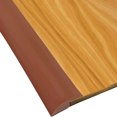 Zelfklevende Drempelstrip voor Laminaatvloeren - PVC Rubber Overgangsstrip 3mm in Bruin voor Deur en Vloerafwerking