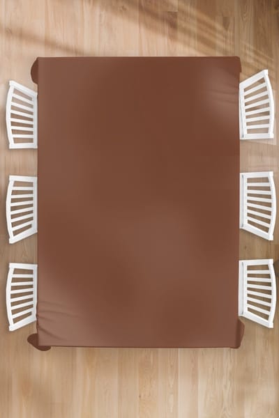 Tafelkleed - Tafellaken - 180x260 cm - Bruin - Donker - Kleuren - Binnen en Buiten