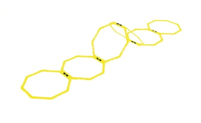 Hexagon loopladder - Speedladder met 6 vakken - Agility grid - Ciclón Sports