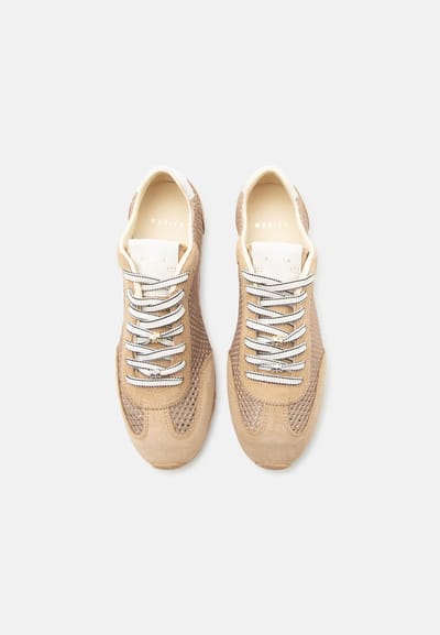 Nubikk Billy Lou Taupe Mesh Size: 38 | Sneakers Outlet | Dames | Beige