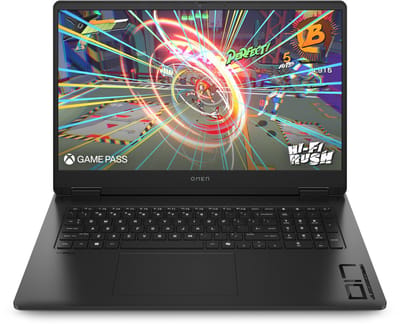 HP OMEN Gaming 17-db1050nd Copilot+ PC AMD Ryzen AI 7 350 Laptop 43,9 cm (17.3") Full HD 16 GB DDR5-SDRAM 1 TB SSD NVIDIA GeForce RTX 5050 Wi-Fi 6 (802.11ax) Windows 11 Home Zwart