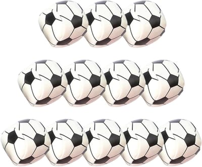 Jongleerballen Set - Bonenzakjes Gevulde Ballen - Vaardigheid Oefenen - Verstevigde Stiksels - 12 Stuks - Voetbal Kleuren