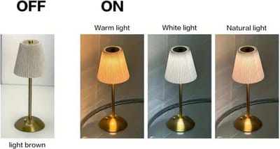 Bovista Nachtlampje - Volwassenen - Kinderen - Slaapkamer - Baby - Nachtlamp - Leeslamp - Slaapkamer - Lichtbruin