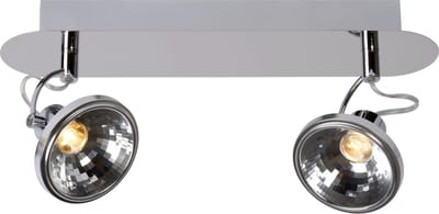 Lucide Delis - Spot - 2 Lichts - LED - Chroom