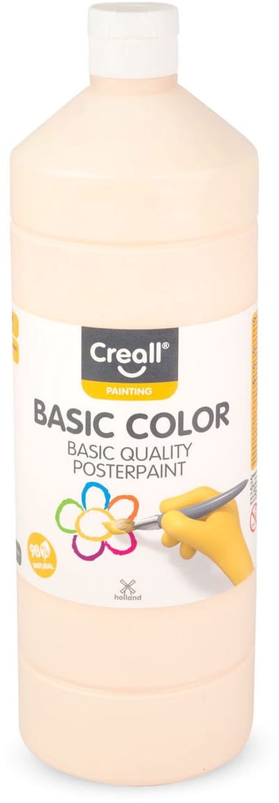 Creall plakkaatverf perzik 1 liter - schoolverf voor kinderen.