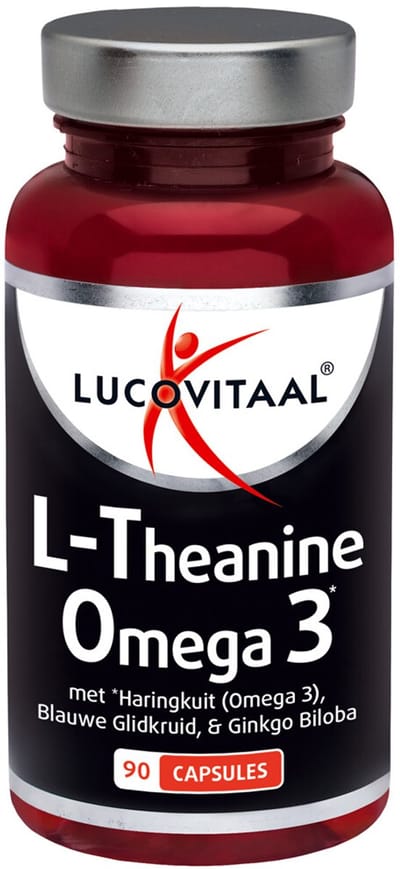 Lucovitaal L-theanine Omega 3 - 3 x 90 capsules - Voordeelverpakking