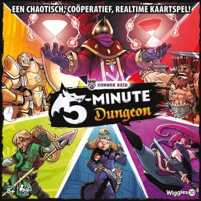 Asmodee kaartspel 5 Minute Dungeon coöperatief spel voor kinderen.