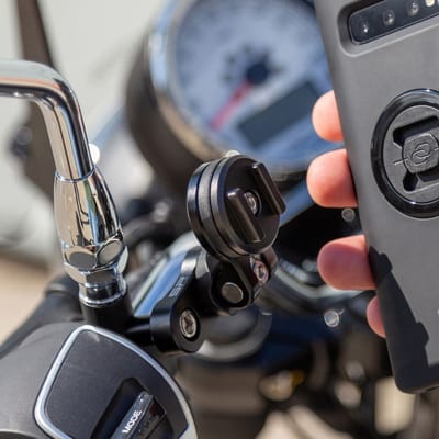 SP Connect Clutch Mount Pro Telefoonhouder Motor voor SPC+ hoesjes - 360° draaibaar - Zwart