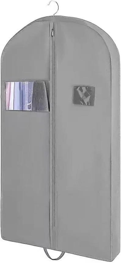Kledinghoezen - Garderobe Organizer - Kleding Beschermen - Stof- en Vlekafstotend - 100x100x10mm - Lichtgrijs