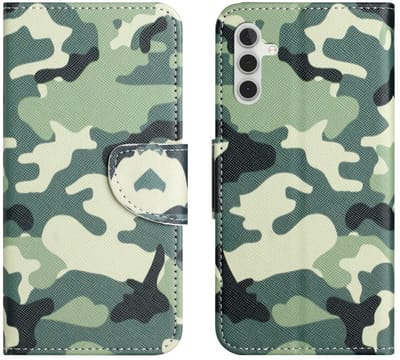 Coverup Hoesje - Geschikt voor Samsung Galaxy A37 / A36 Hoesje - Coverup Book Case - Camouflage