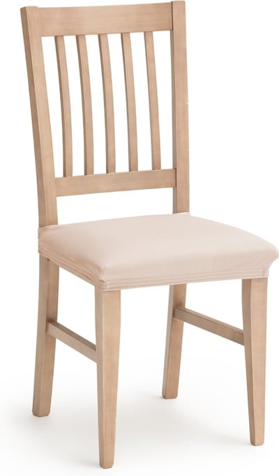 Belmarti® Stoelhoes Anza (geleverd per 2 stuks) voor eetkamerstoelen 40cm tot 50cm breed - Beige
