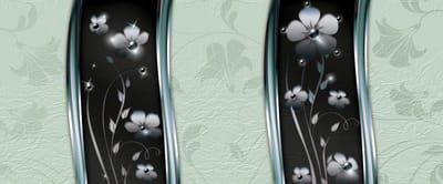 Abstract Floral Pattern Photo Wallcovering