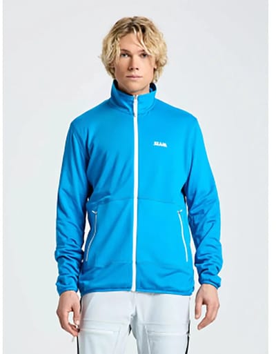 Slam Altura Lgt Grid Fleece Met Volledige Rits Blauw S Man