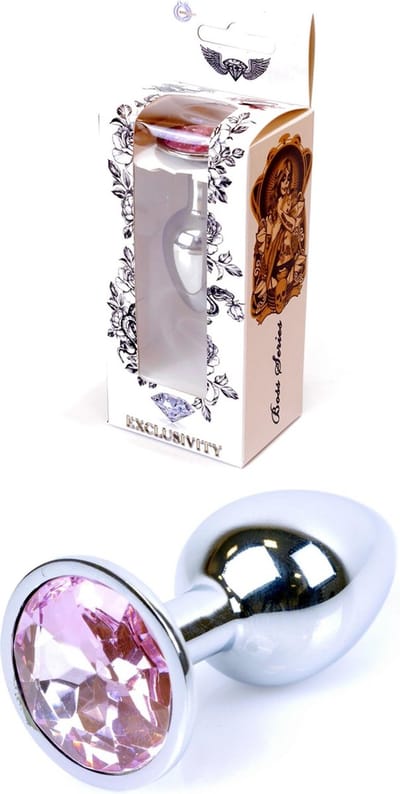 Bossoftoys Metalen Plug Rose Steen