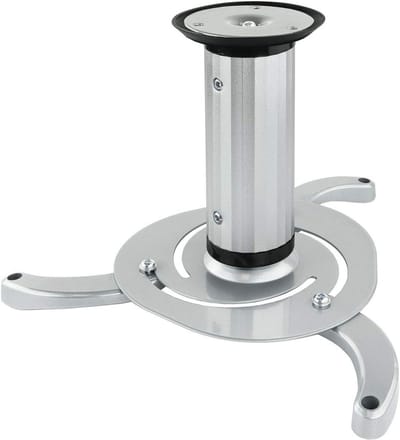 Projector Beugel - Plafondhouder Beamer - Filmavond Thuis - Verstelbaar Kantelbaar - 10 kg - Zilver