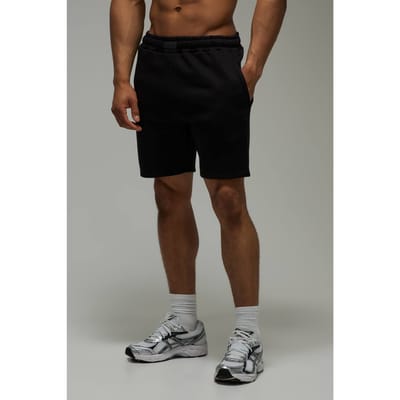 Men's Active Badge 7inch Shorts Heren | Black | Size Large