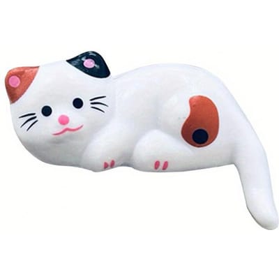 Dier Vissenkom Ornament Klein Kat Beeld Aquarium Decoratie Makkelijk Schoon Te Maken Vissenkom Huisdecoratie white