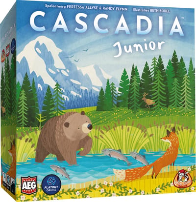 White Goblin Games - Cascadia Junior - familiespel - 2 tot 4 spelers - 15 minuten - Vanaf 6 jaar