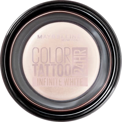 Maybelline New York - Color Tattoo 24H - 45 Infinite White - Wit - Langhoudende Crème Oogschaduw - 53 gr.
