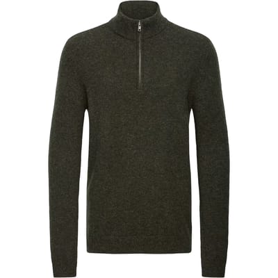 Blend - BHBRANKO HALFZIPP KNIT NOOS - Heren - Gebreide truien
