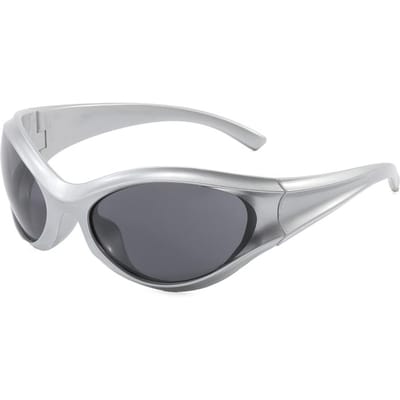 Lunettes de Soleil Sportives Punk Surdimensionnées Femmes Hommes Luxe Designer Hip Hop Y2K Lunettes de Soleil Unisexe Mode