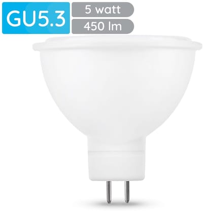 Modee GU5.3 LED Lamp 5W - 450lm - 6000K - Daglicht Wit - LED Spot MR16 - Vervangt 35W Halogeen Gloeilamp