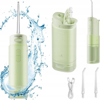 Irrigateur Bucal Dreame T01 Vert Sans Fil Dentaire 4 Modes
