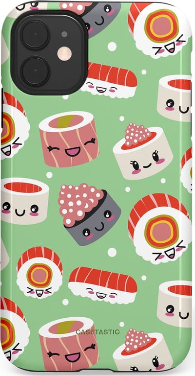 Casetastic Hoesje Geschikt voor Apple iPhone 11 - Stijlvolle Beschermende Duo-layer Case - Sushi wonders