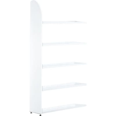 Open kast Dante®, stellingsectie, H 1900 x B 1000 mm, zonder achterwand, wit