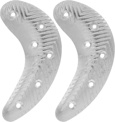 Half Moon Metal Repair Pads voor Hielbescherming Antislip Hielplaten met Schroeven voor Herenlaarzen Schoenreparatie voor Boots Sportschoenen Eenvoudig Te Installeren
