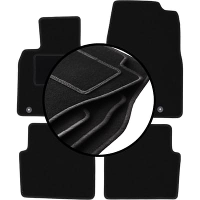 Complete set veloursmatten voor: Mazda CX30 / CX-30 crossover (2019-)