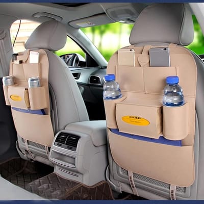 Rugleuning Organizer voor Auto - Praktische Opbergtas voor Achterbank - Vuilbestendig en Eenvoudig Schoon te Maken, Ideaal voor Kinderen en Reizen