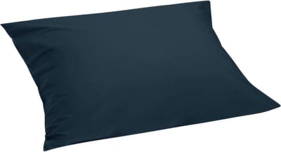 Yumeko kussensloop percal katoen marineblauw 50x60 - Bio, eco & fairtrade - 1 stuk