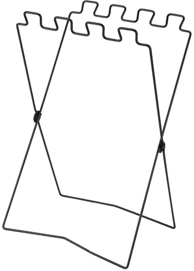 Draagbare Vuilniszakhouder - Vuilniszakrekstandaard Opvouwbaar - Afval Beheren - Snelle Montage Stabiele Structuur - 32x27x50 cm - Zwart