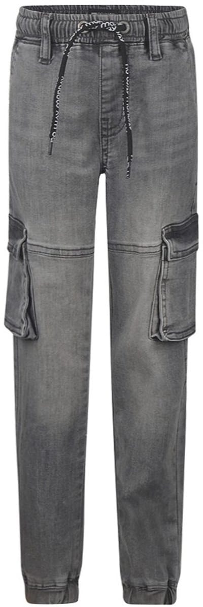 No Way Monday-Jongens Broek Cargo Grey Jeans maat 122