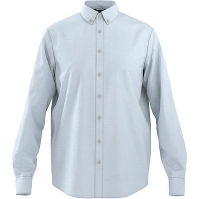 ESMARA MEN Linnen heren overhemd (Blauw, XL (43/44))