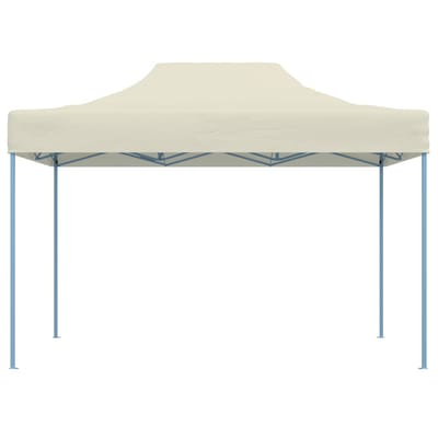 vidaXL - Partytent - inklapbaar - 3x4 - m - staal - crème