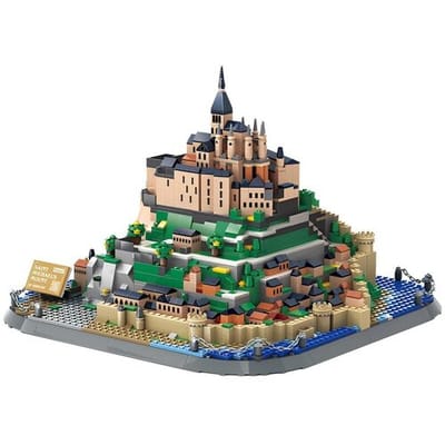 WANGE Mont Saint-Michel - Normandië, Frankrijk bouwstenenset voor hobbybouwers