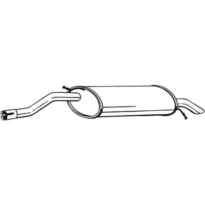 Geluiddemper achter BOSAL 278-527