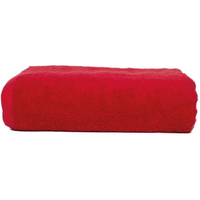 The One Towelling Classic Supersize strandlaken - 100 x 210 cm - Extra grote handdoek - 100% Gekamd katoen - Rood