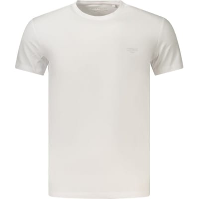 Guess Jeans Witte Katoenen Heren T-Shirt