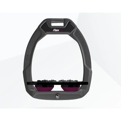 Veiligheidsriemscharen Plat Ultra Grip Antraciet/Zwart/Paars Flex-On Safe-On