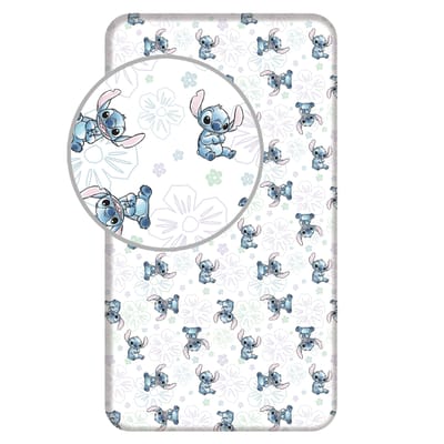 Disney Lilo & Stitch Hoeslaken Ohana - Eenpersoons - 90 x 200 cm - Katoen