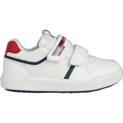 GEOX ARZACH JONGENS Sneakers - WIT/MARINEBLAUW - Maat 30