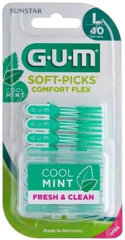 Tandenborstels Comfort Flex Milde Reiniging Groen Mint 40 Stuks