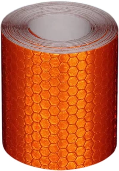 3M Reflecterende Auto Stickers – Waterdichte Zelfklevende Veiligheidstape, Sterke Reflecterende Strip, Zichtbaarheidstape voor Truck, Auto en Vrachtwagen - Oranje